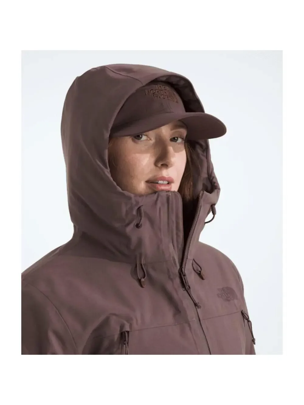NWT The North Face Women's Range Down Parka Brown L LARGE jacket coat - Picture 6 of 6